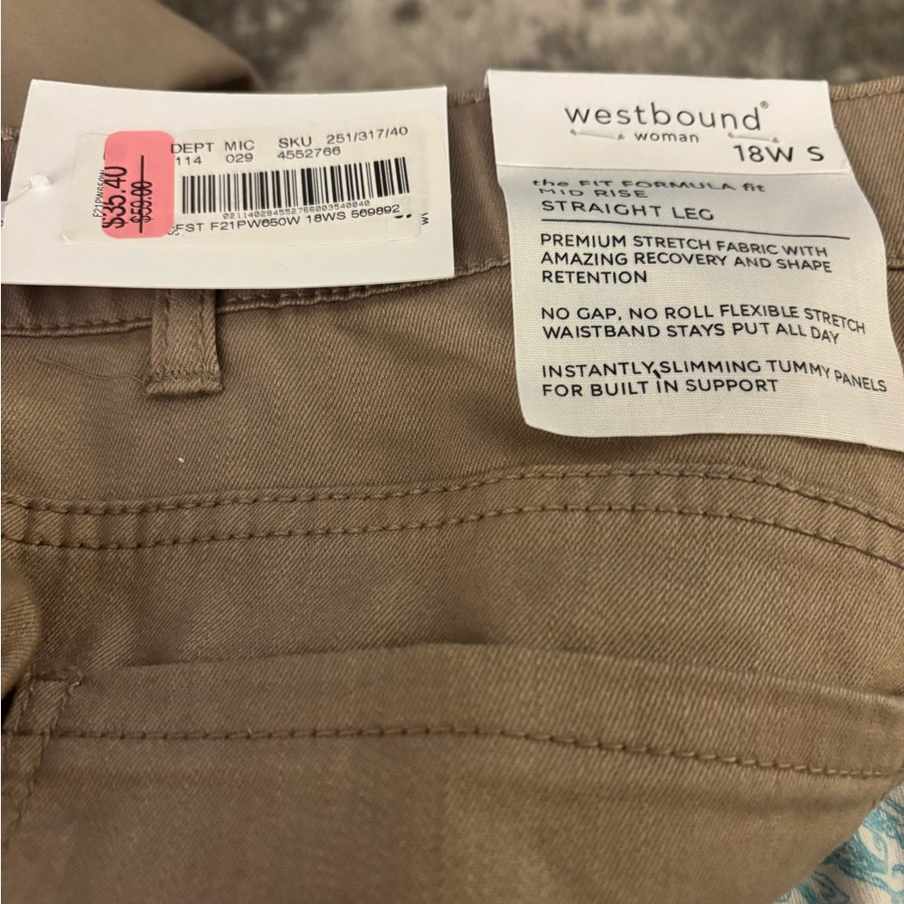 Westbound Women's Tan Trousers